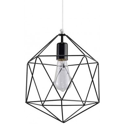 76,95 € Free Shipping | Hanging lamp 60W 100×25 cm. Living room, dining room and bedroom. Modern and cool Style. Steel. Black Color