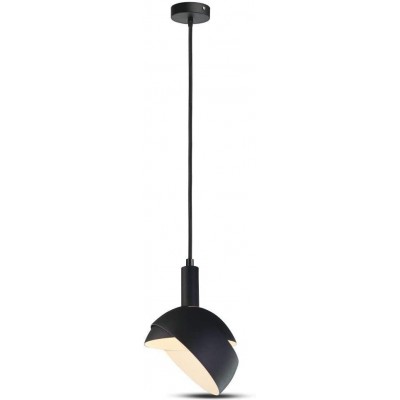 Lámpara colgante 60W Forma Esférica 120×18 cm. Salón, dormitorio y vestíbulo. Estilo moderno. Aluminio y PMMA. Color negro