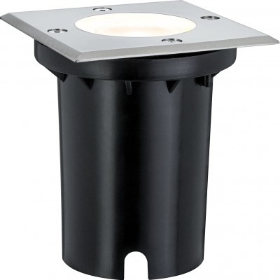 67,95 € Kostenloser Versand | Einbauleuchte 3W 3000K Warmes Licht. 12×11 cm. LED Metall. Grau Farbe