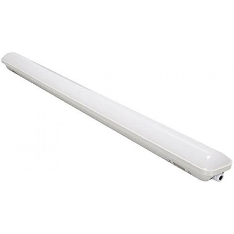 85,95 € Envio grátis | Lâmpada de teto 118×9 cm. LED Vidro. Cor branco