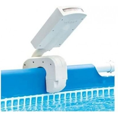 Wasserbeleuchtung Rechteckige Gestalten Wasserfallförmiges Design Schwimmbad. Metall. Weiß Farbe