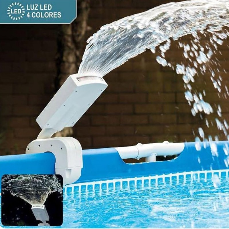 76,95 € Free Shipping | Aquatic lighting Rectangular Shape Waterfall shaped design Pool. Metal casting. White Color