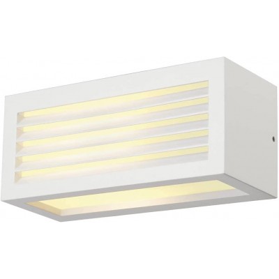 104,95 € Free Shipping | Outdoor wall light 18W Rectangular Shape 27×13 cm. LED Terrace, garden and public space. Acrylic and Aluminum. White Color