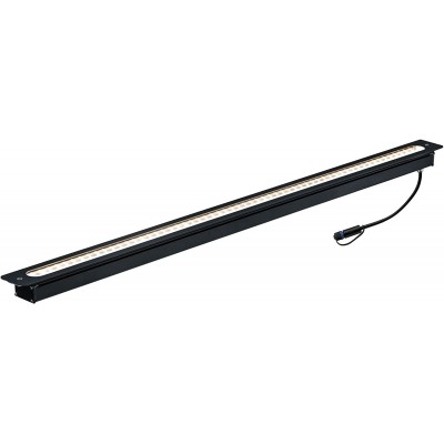 99,95 € Kostenloser Versand | Einbauleuchte 8W 3000K Warmes Licht. 90×5 cm. Boden-LED Aluminium. Schwarz Farbe