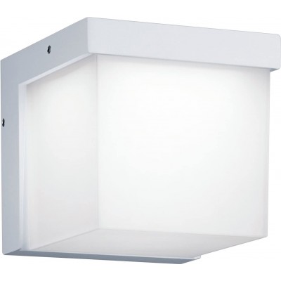 户外壁灯 Trio 3W 立方体 形状 14×12 cm. 大厅. 现代的 风格. 有机玻璃 和 金属. 白色的 颜色