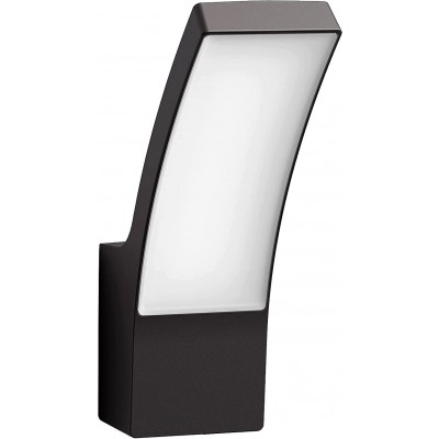 83,95 € Free Shipping | Outdoor wall light Philips 12W Rectangular Shape 24×16 cm. LED Terrace, garden and public space. Modern Style. Nickel Metal. Anthracite Color