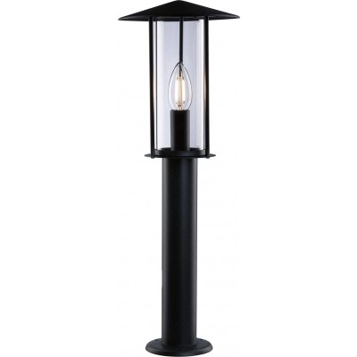 73,95 € Free Shipping | Outdoor wall light 10W 3000K Warm light. Cylindrical Shape 50×17 cm. Dimmable LED Terrace, garden and public space. Classic Style. Metal casting and Glass. Black Color