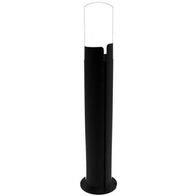 75,95 € Free Shipping | Luminous beacon 9W 3000K Warm light. Cylindrical Shape 80×14 cm. Terrace, garden and public space. Modern Style. Aluminum and PMMA. Black Color