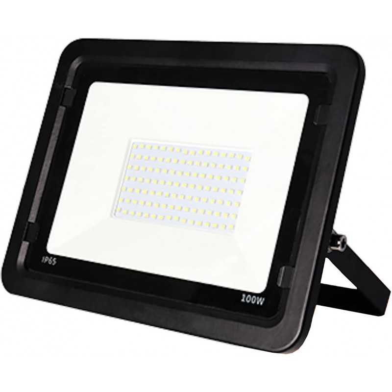 77,95 € Free Shipping | Outdoor lamp 100W Rectangular Shape 28×23 cm. Terrace, garden and public space. Black Color