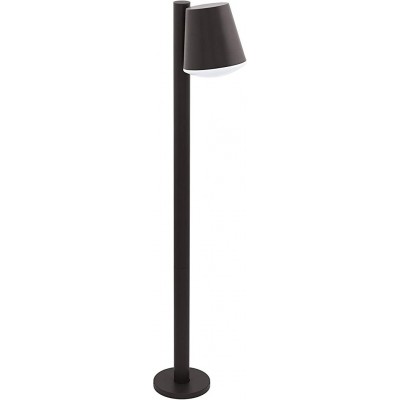108,95 € Free Shipping | Luminous beacon Eglo 9W 3000K Warm light. Conical Shape 97×24 cm. Terrace, garden and public space. Steel and PMMA. Anthracite Color