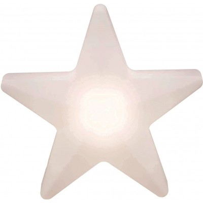 69,95 € Envio grátis | Lâmpada de exterior 3W 3000K Luz quente. 40×40 cm. Design em forma de estrela Pmma. Cor branco