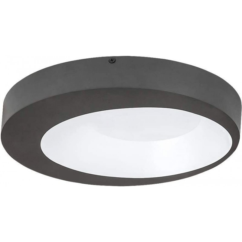 74,95 € Free Shipping | Outdoor wall light 6W Round Shape 21×14 cm. Terrace, garden and public space. Modern Style. PMMA and Metal casting. Anthracite Color