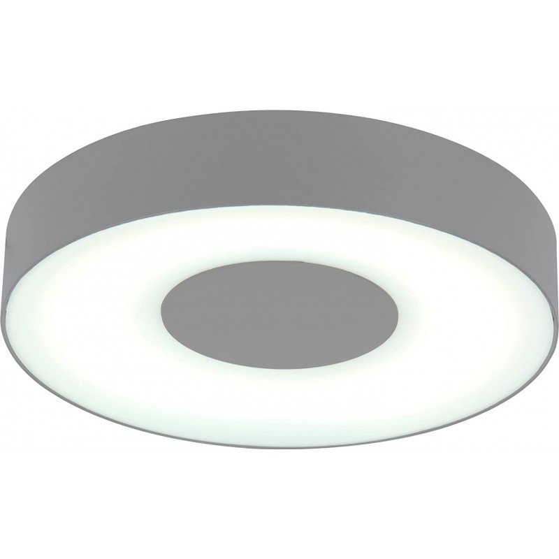 69,95 € Free Shipping | Outdoor wall light Round Shape Ø 26 cm. Terrace, garden and public space. Modern Style. Aluminum. Silver Color