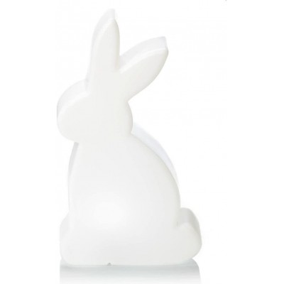 134,95 € Free Shipping | Outdoor lamp 20W 50×29 cm. Rabbit shaped design Terrace, garden and public space. Modern Style. PMMA. White Color