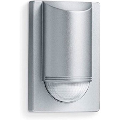 Iluminação de segurança Forma Cilíndrica 12×8 cm. LED com detector de movimento Sala de estar, sala de jantar e quarto. Cor prata