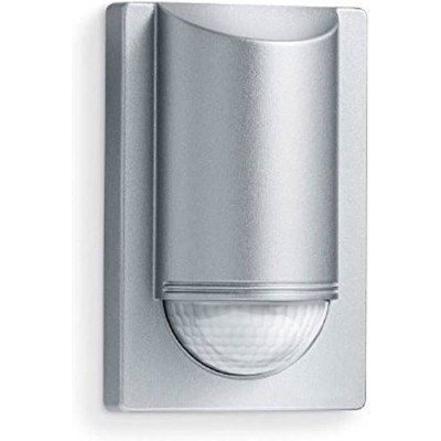 Security lights 12×8 cm. LED with motion detector Silver Color