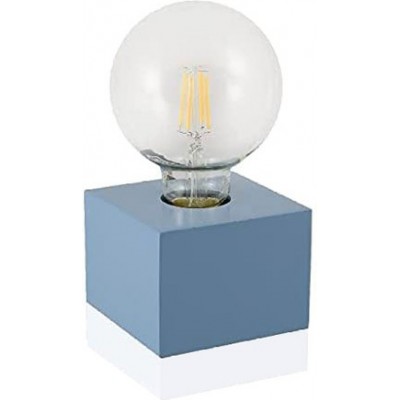 64,95 € Free Shipping | Outdoor lamp Spherical Shape 10×10 cm. Terrace, garden and public space. Wood. Blue Color