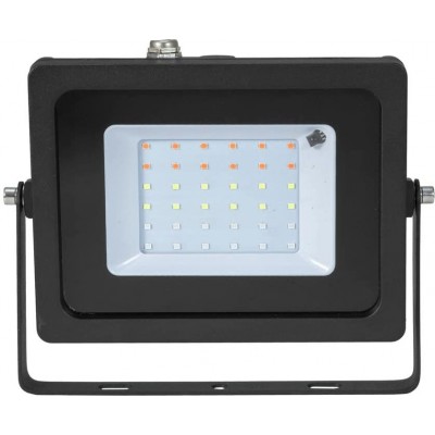 137,95 € Free Shipping | Flood and spotlight Rectangular Shape Multicolor RGB LED Terrace, garden and public space. Black Color