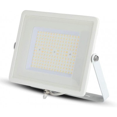 79,95 € Free Shipping | Flood and spotlight 100W 29×24 cm. Aluminum. White Color