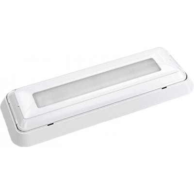 56,95 € Envoi gratuit | Éclairage de sécurité 32×12 cm. LED d'urgence Abs. Couleur blanc