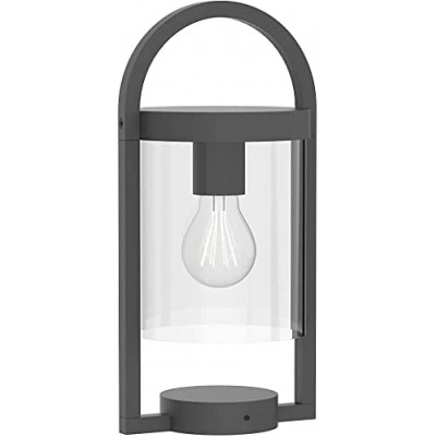 132,95 € Kostenloser Versand | Außenlampe 15W 36×18 cm. Aluminium und kristall. Grau Farbe