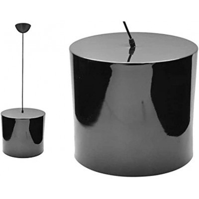 59,95 € Free Shipping | Outdoor lamp Cylindrical Shape 64×64 cm. Terrace, garden and public space. Modern Style. Wood. Black Color