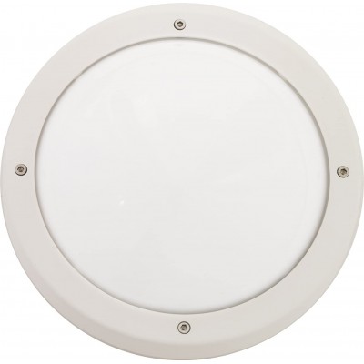 119,95 € Free Shipping | Outdoor wall light 27×27 cm. Aluminum. White Color