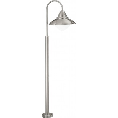 121,95 € Free Shipping | Luminous beacon Eglo 60W Conical Shape 120×34 cm. Terrace, garden and public space. Modern Style. Metal casting. Gray Color