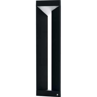 165,95 € Free Shipping | Luminous beacon Eglo Extended Shape 80×20 cm. LED Terrace, garden and public space. Modern Style. Aluminum and PMMA. Black Color