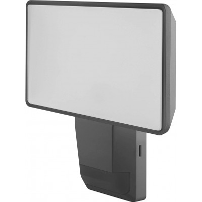 149,95 € Free Shipping | Outdoor wall light 30W Rectangular Shape 23×20 cm. Projector. Motion sensor Terrace, garden and public space. Polycarbonate. Black Color