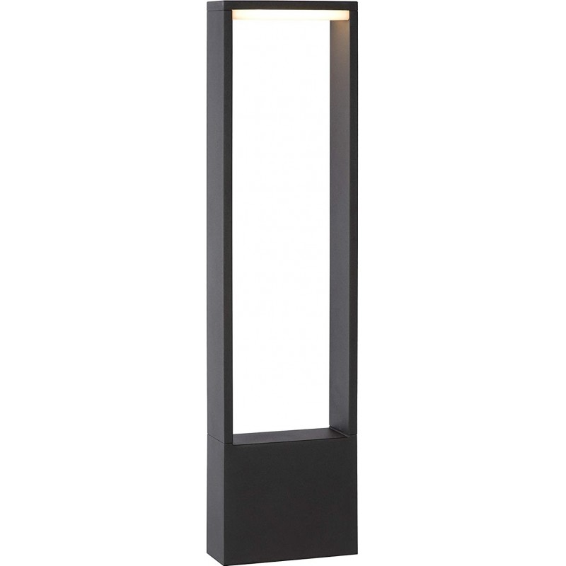 163,95 € Free Shipping | Luminous beacon 7W Rectangular Shape 60×15 cm. Terrace, garden and public space. Modern Style. Aluminum. Anthracite Color
