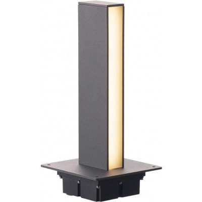 166,95 € Free Shipping | Outdoor lamp 18W 3000K Warm light. Rectangular Shape 36×17 cm. LED Terrace, garden and public space. Aluminum and PMMA. Gray Color