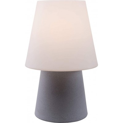 Lampada da esterno Forma Conica 60×39 cm. Soggiorno, camera da letto e terrazza. Polietilene. Colore bianca