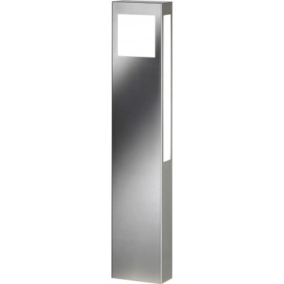 252,95 € Free Shipping | Luminous beacon 24W Rectangular Shape 80×16 cm. Terrace, garden and public space. Modern Style. Stainless steel. Gray Color