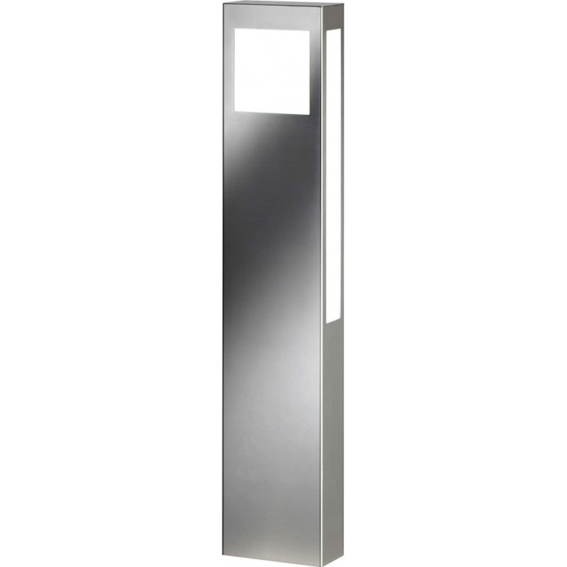 252,95 € Free Shipping | Luminous beacon 24W Rectangular Shape 80×16 cm. Terrace, garden and public space. Modern Style. Stainless steel. Gray Color