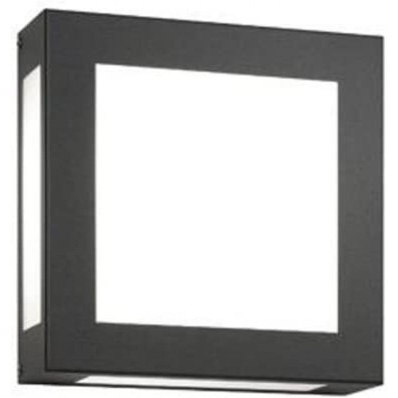 218,95 € Free Shipping | Outdoor wall light 120W Square Shape 28×28 cm. Terrace, garden and public space. Anthracite Color