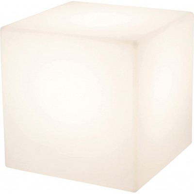 184,95 € Free Shipping | Outdoor lamp 9W Cubic Shape 43×43 cm. Terrace, garden and public space. Polyethylene. White Color