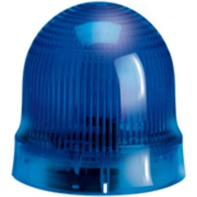 安全灯 圆柱型 形状 7×7 cm. 声音模块。闪烁或常亮 阳台, 花园 和 公共场所. 蓝色的 颜色