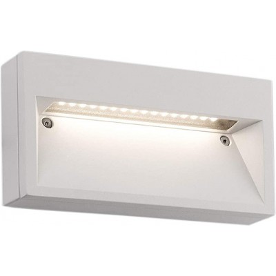 94,95 € Free Shipping | Outdoor wall light 9W Rectangular Shape 20×11 cm. LED Terrace, garden and public space. Aluminum. White Color