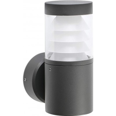 97,95 € Free Shipping | Outdoor wall light 10W Cylindrical Shape LED Terrace, garden and public space. Aluminum. Anthracite Color