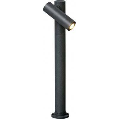 7,95 € Free Shipping | Outdoor lamp 6W Cylindrical Shape 50×13 cm. Adjustable Terrace, garden and public space. Aluminum. Anthracite Color