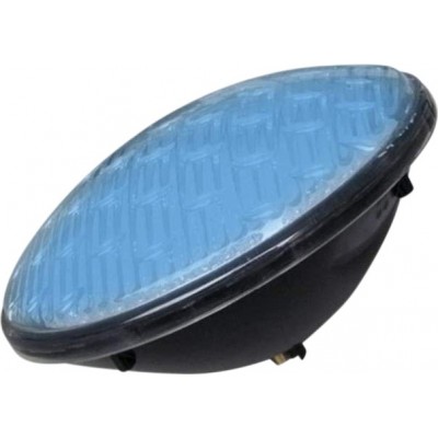 Éclairage aquatique 15W Façonner Ronde 10×3 cm. DEL encastré Piscine. Couleur bleu