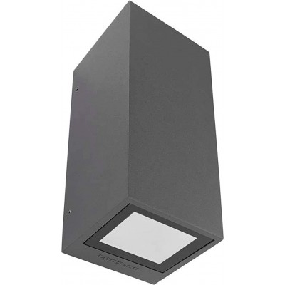 139,95 € Spedizione Gratuita | Proiettore da esterno Led da parete Alluminio e cristallo. Colore nero