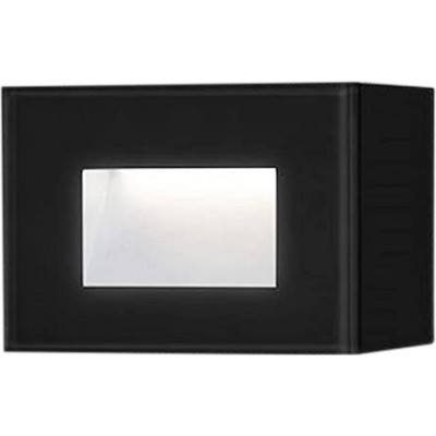 338,95 € Free Shipping | Outdoor wall light Cubic Shape Terrace, garden and public space. Modern Style. Black Color