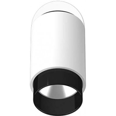 243,95 € Free Shipping | Flood and spotlight Cylindrical Shape 13×9 cm. Terrace, garden and public space. Aluminum and PMMA. White Color