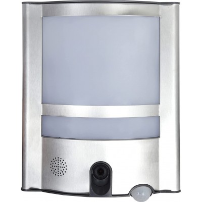 313,95 € Free Shipping | Outdoor wall light 30W 24×19 cm. Camera Stainless steel. Gray Color