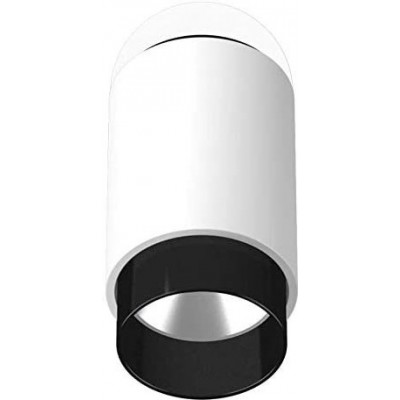 247,95 € Free Shipping | Flood and spotlight Cylindrical Shape 8×8 cm. Terrace, garden and public space. Aluminum and PMMA. White Color