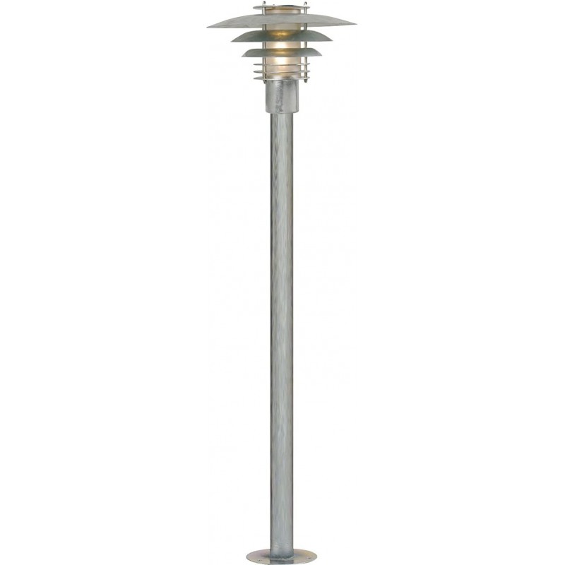 318,95 € Free Shipping | Luminous beacon 60W 113×31 cm. Terrace, garden and public space. Modern Style. Metal casting. Gray Color